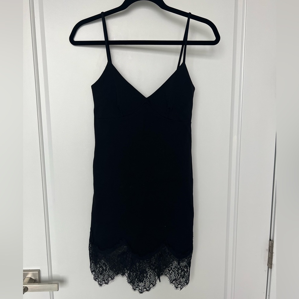 Forever 21 Black Mini Lace Dress